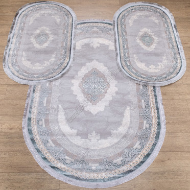 Ковер 4112A ЦВЕТ ACIK MAVI FLOS / ACIK MAVI FLOS Oval