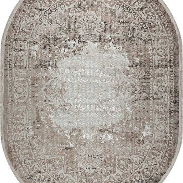 Ковер турецкий 36920A Sanat Viscon (полиэстер хит сет, бежевый)