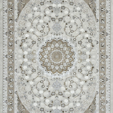 Ковер турецкий O1467-60 MIRAY (Полиэстер хит-сет, бежевый)