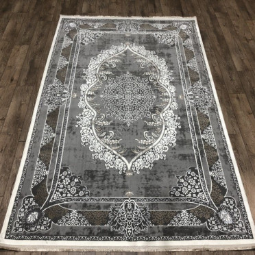 Турецкий ковер Elite Carpet OTTO 30144A (Акрил, серый)