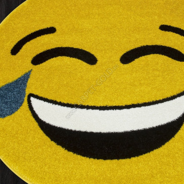 Российский ковер Меринос SMILE NC12 (Фризе, Желтый)