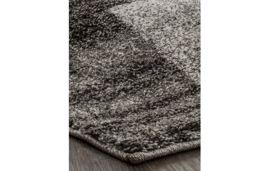 Пушистый серый ковер T635 - GRAY коллекция PLATINUM
