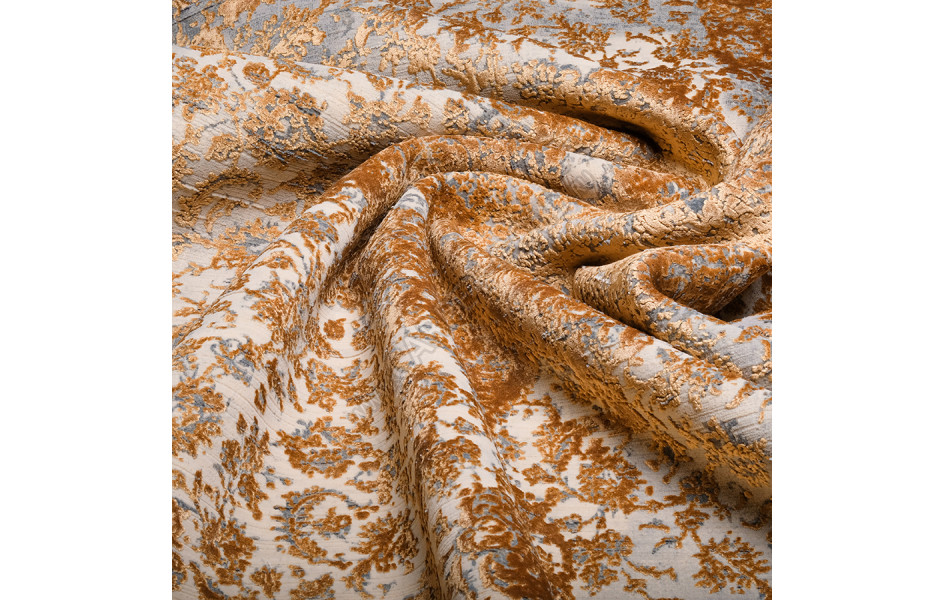 Турецкий ковер Art Deco ДИЗАЙН 3023A ЦВЕТ L_GRAY / COPPER_2