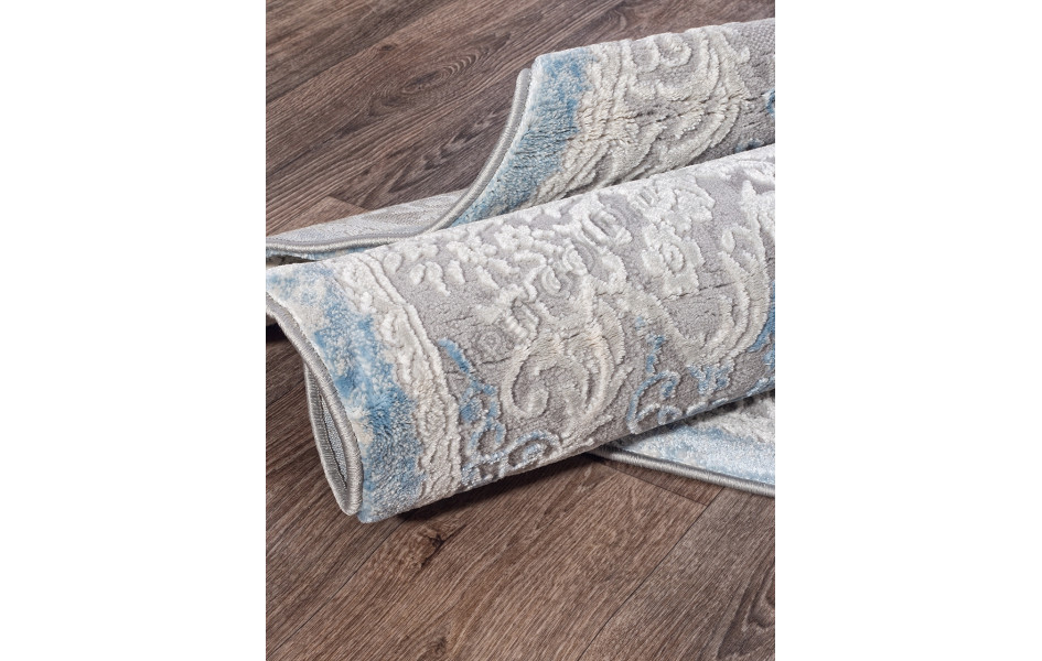 Ковер 03880A - BLUE / BLUE - Круг ARMINA