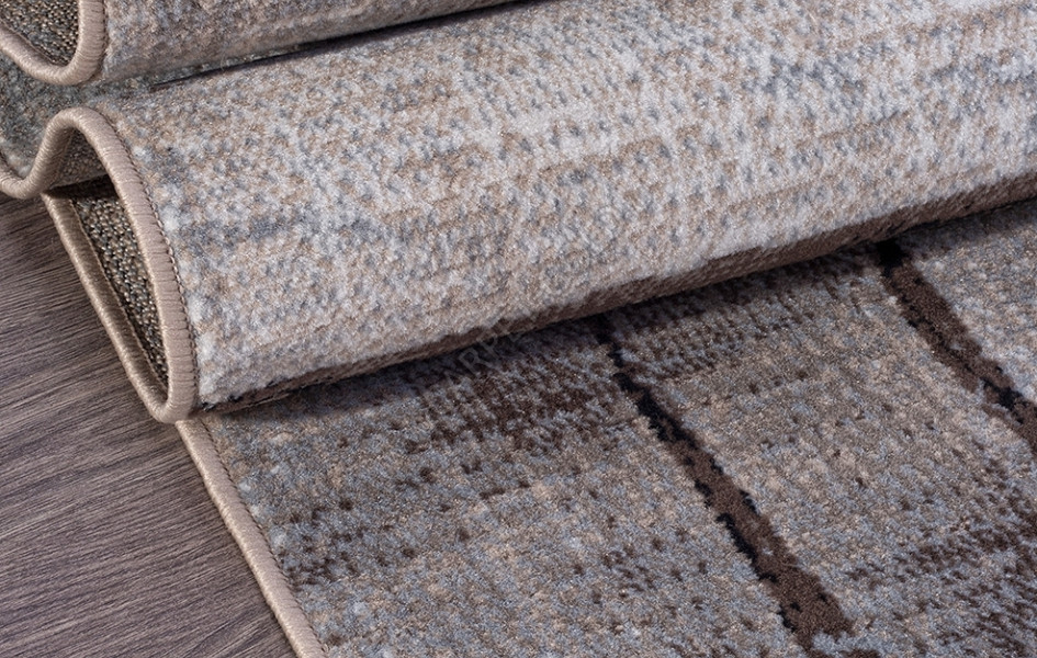 Ковер D717 - BEIGE-BLUE 2 - Прямоугольник - коллекция SIERRA