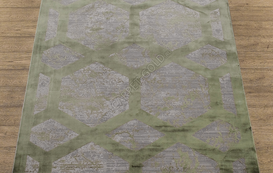 КОВРЫ ДИЗАЙН M570S ЦВЕТ SH_GRAY / D_GREEN Olimpos