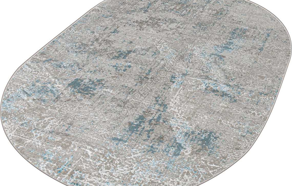 38549A OVAL BLUE FLS / CREAM FLS Eliza