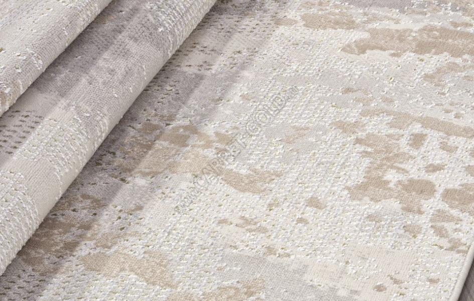 Ковер F171 - CREAM-GREEN - Прямоугольник - коллекция LIMAN