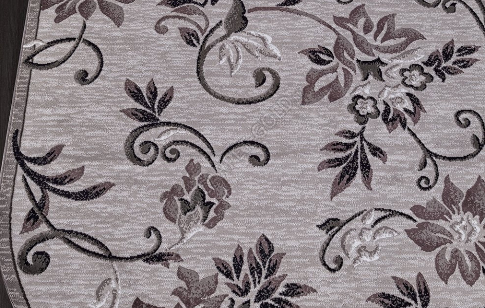 Ковер d353 - GRAY - Овал - коллекция SILVER
