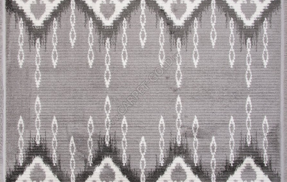 Ковер A949AQ - L.GREY / P.WHITE - Прямоугольник - коллекция JOLI