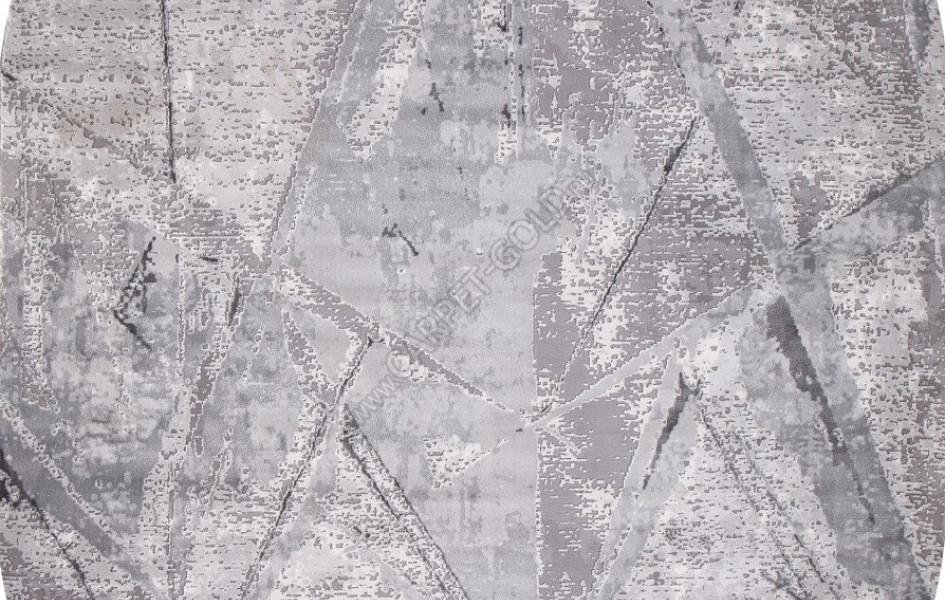Ковер 04022G - GREY / GREY - Овал - коллекция ARMINA