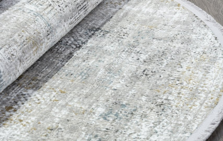 Ковер C270AJ - GREY / BLUE - Овал - коллекция LORENZO