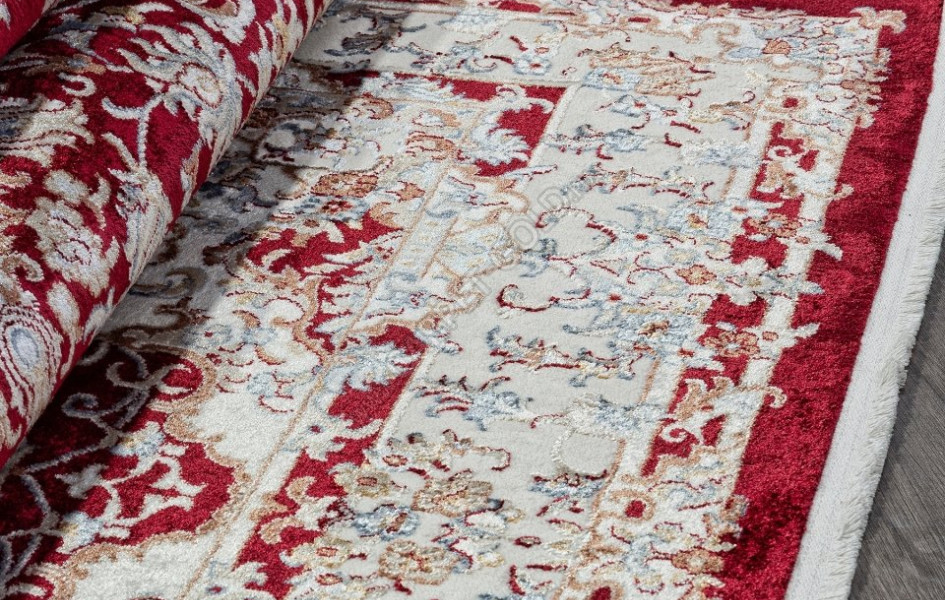 Ковер 00642A - BURGUNDY / BURGUNDY - Прямоугольник - коллекция ASADU