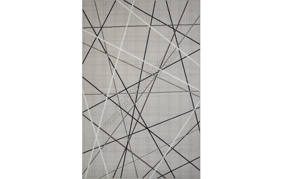 Ковер F395 - GRAY - Прямоугольник - коллекция SILVER