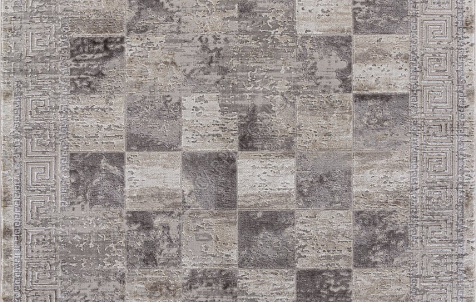 Ковер P0411 - L.GRAY / PLY A.GRI COKME - Прямоугольник - коллекция LUCCI