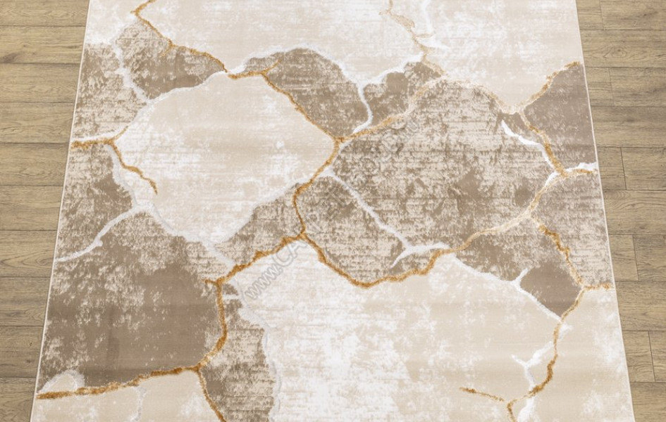 КОВРЫ ДИЗАЙН 10455A ЦВЕТ BEIGE / GOLD Nord