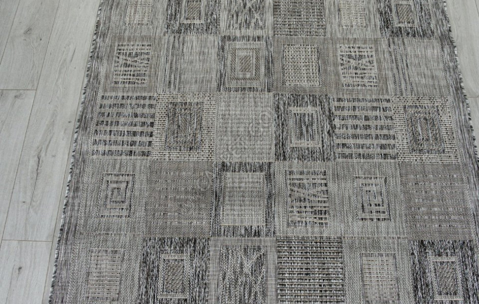 Ковер S138 - DARK GRAY - Дорожка - коллекция KAIR