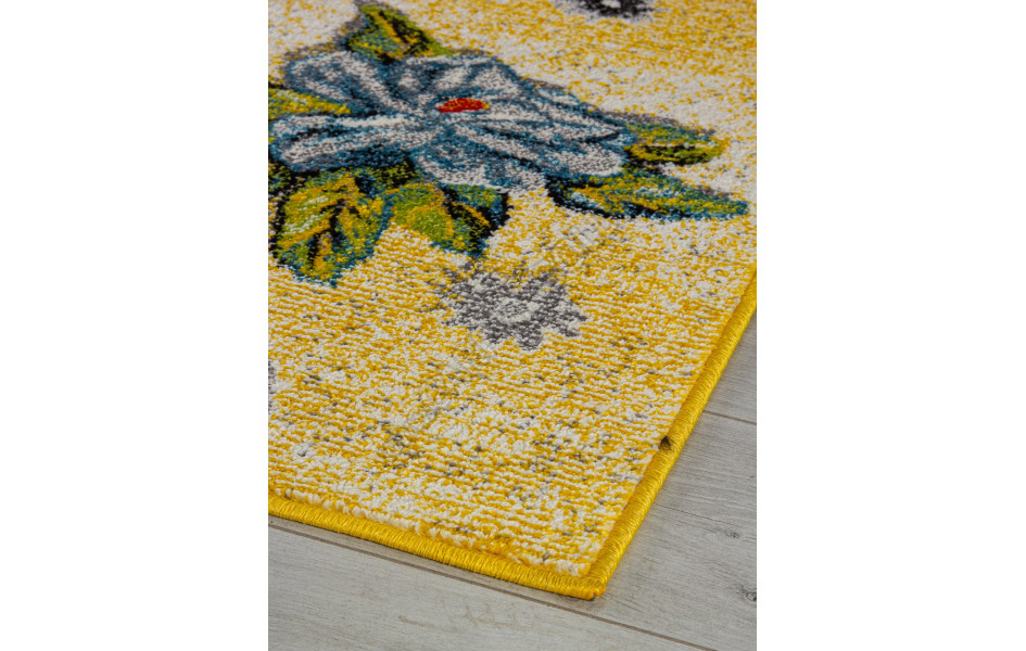 Ковер комнатный на пол AC44 YELLOW